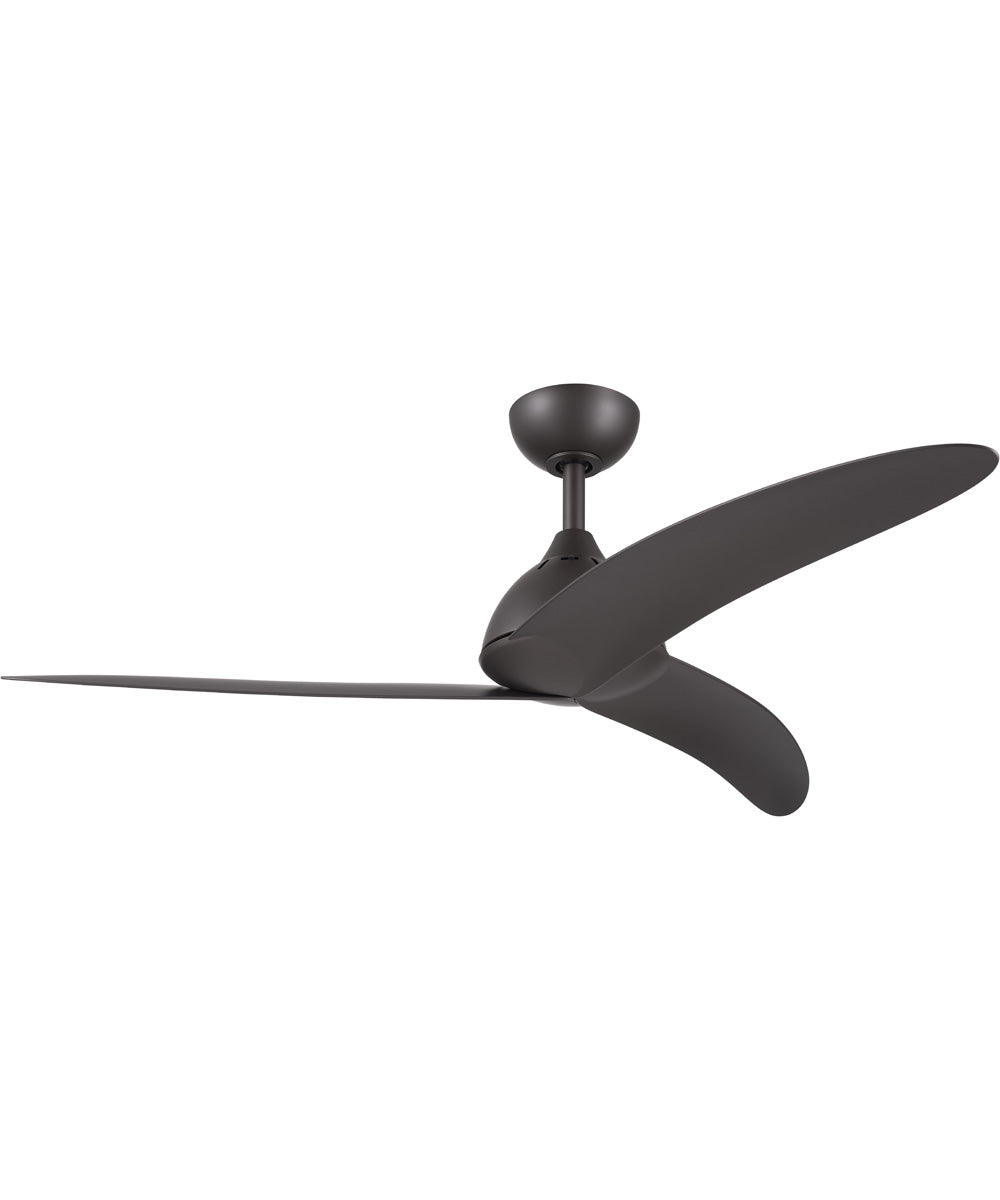 Nirra 52-in. 3-Blade Modern Ceiling Fan Satin Natural Bronze