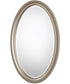 22x32" Wall Mirror Metallic Silver with Subtle Brown Antiquing