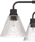 Pleated 6-Light Lighting Flat Black