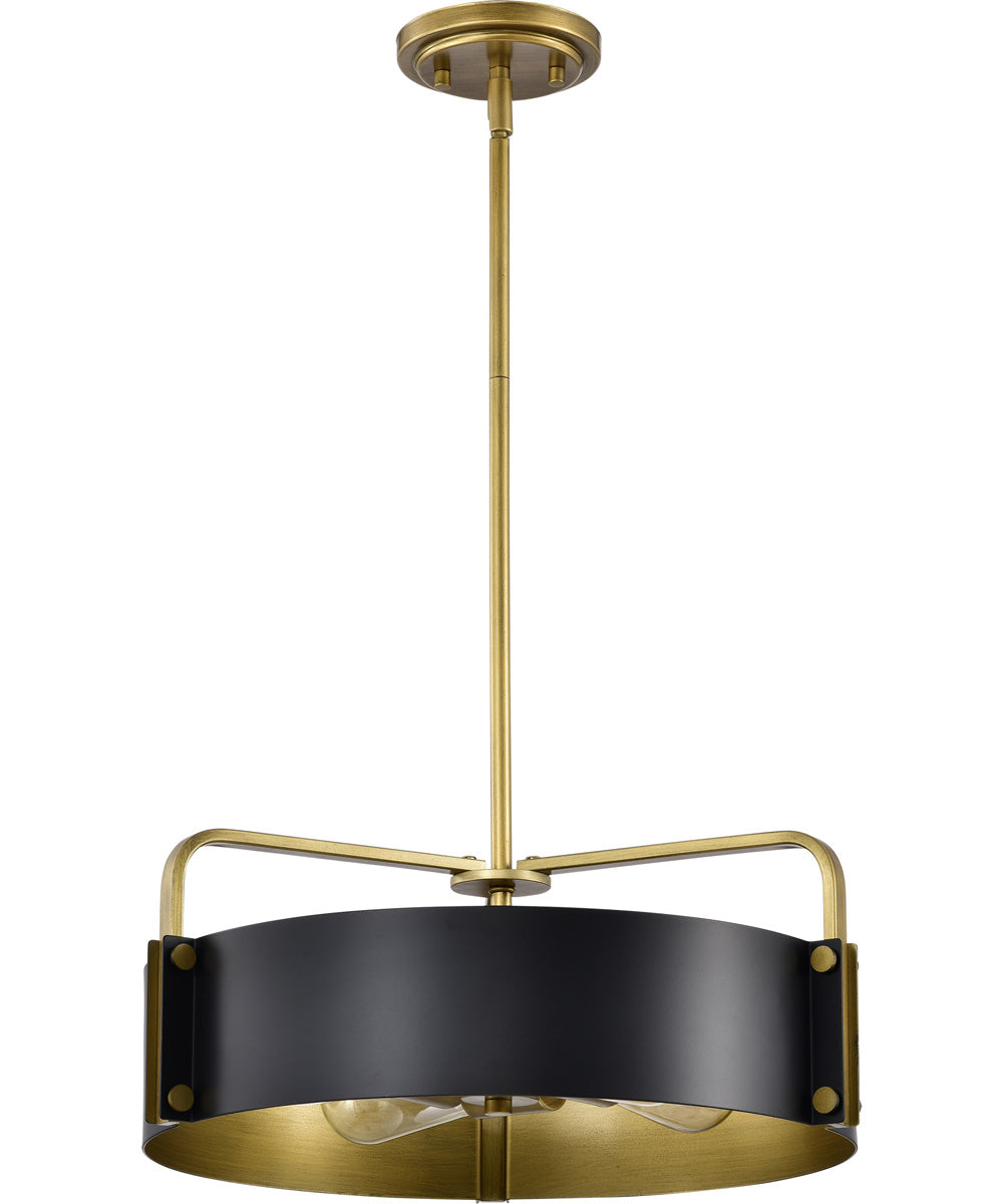 Altos 4-Light Pendant Matte Black