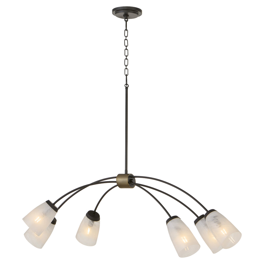 Arpeggio 6-light Chandelier Matte Black