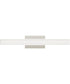 Phase 6.3 24 in. 5CCT Integrated LED Linear Vanity Light Brushed Nickel