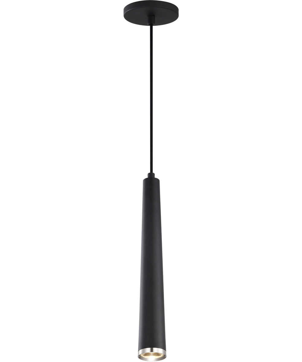 Melrose  Pendant Matte Black / Brushed Nickel
