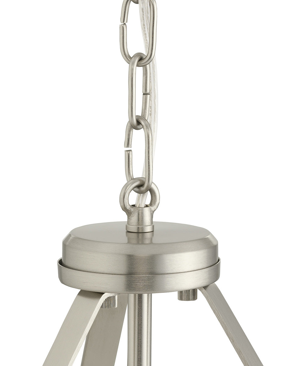 Lieon 2-Light Convertible Pendant Brushed Nickel