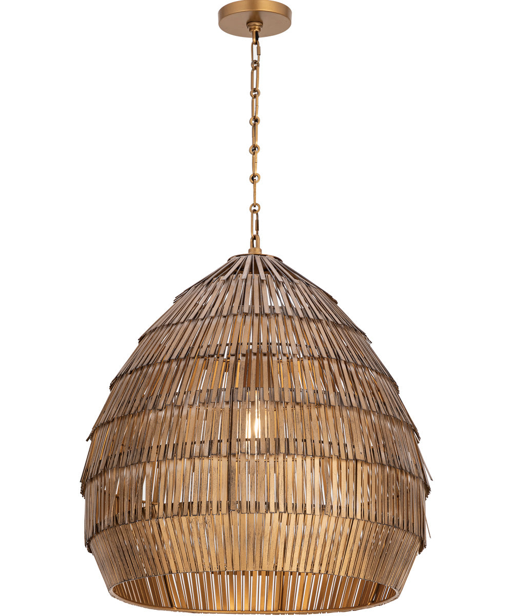 Gilda Large Pendant Antique Brass