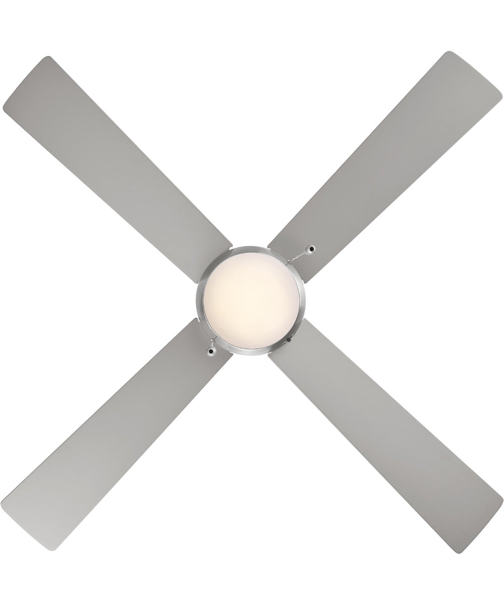Tavo 52-in. 4-Blade LED Modern Ceiling Fan Brushed Nickel