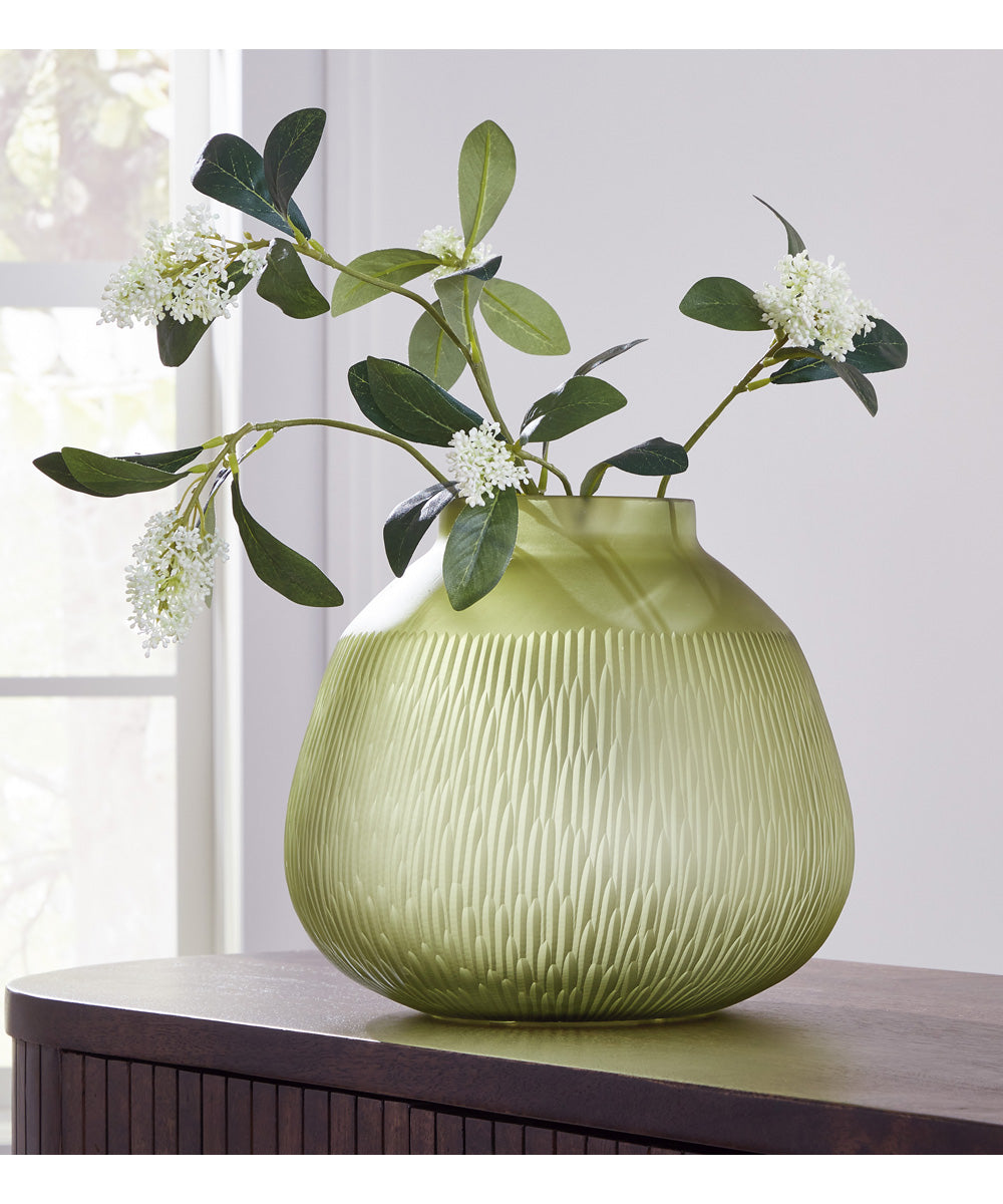 Scottyard Vase Olive Green