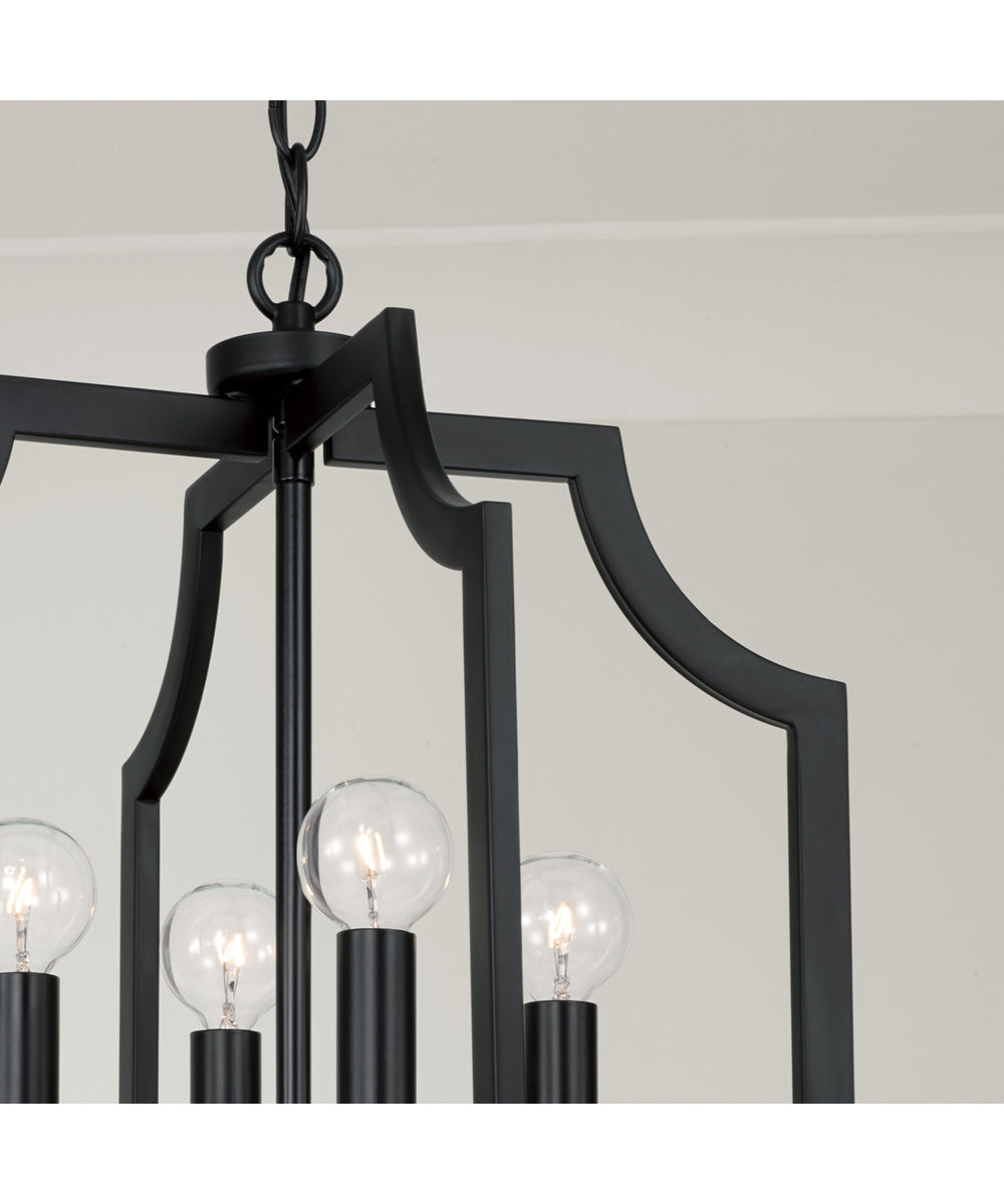 Courtney 4-Light Foyer Matte Black