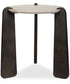 Talud Modern Marble Side Table
