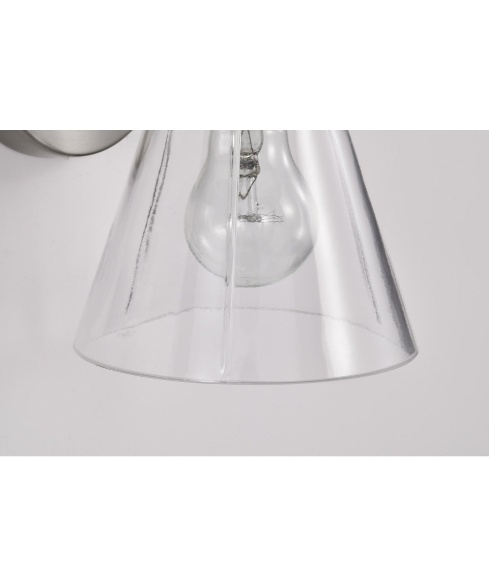 Gianna 1-Light Vanity & Wall Brushed Nickel