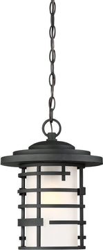 11"W Lansing 1-Light Outdoor Textured Black