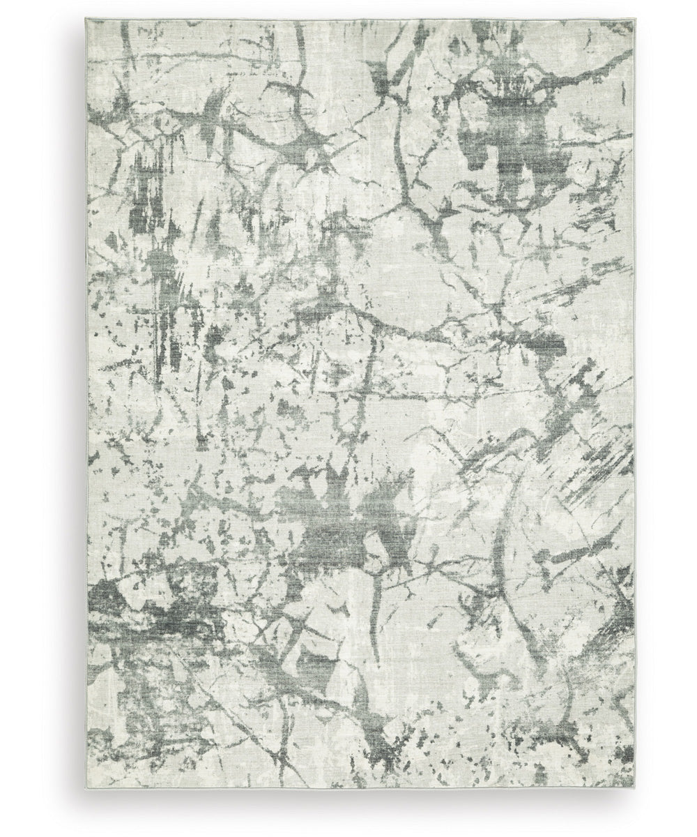 Tobinbury Washable Medium Rug Gray