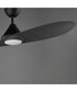 Surf 56 inch 2-Blade Marine Grade Fan w LED Black / Grey Wood