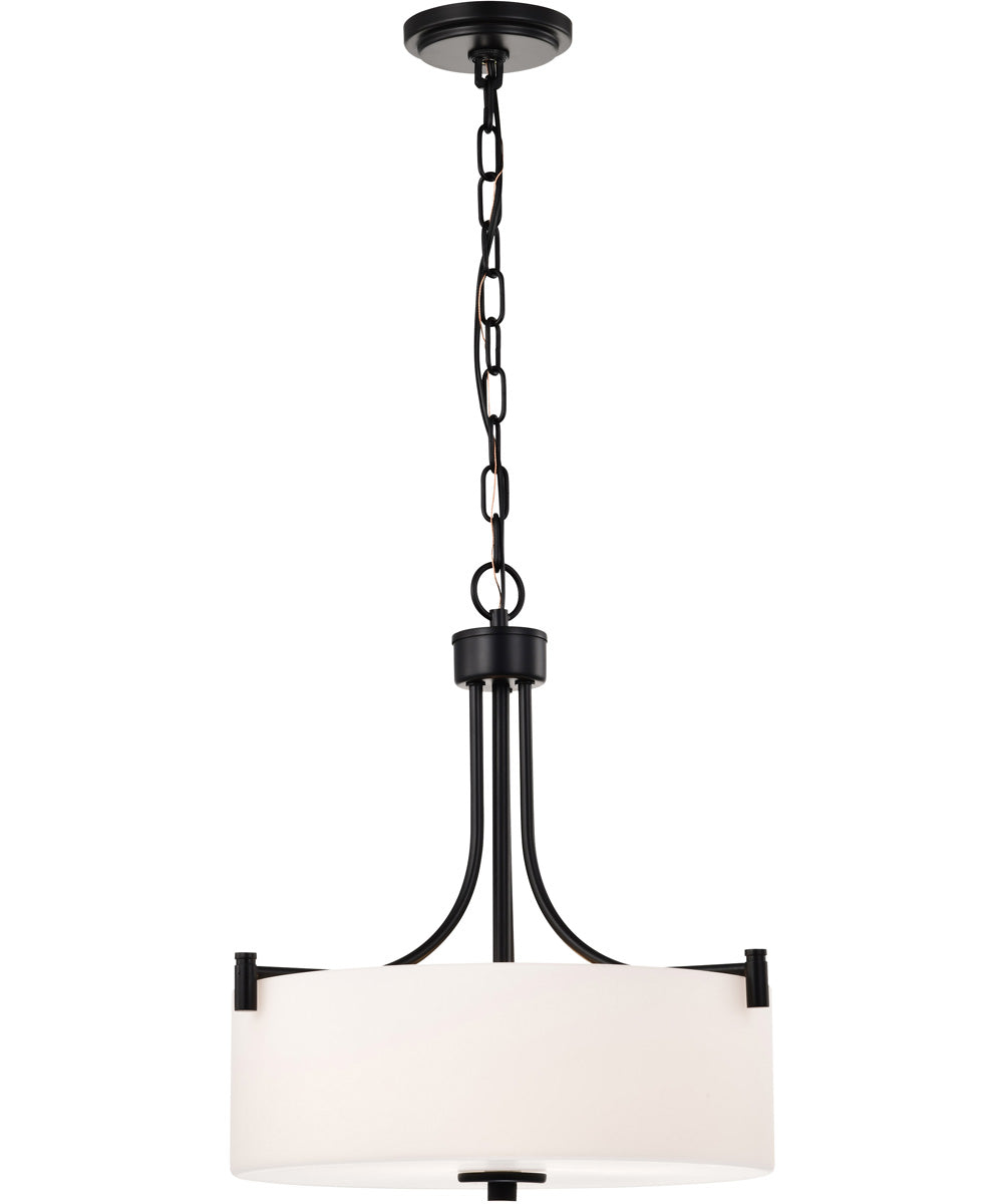 Liam 3-Light Pendant Matte Black
