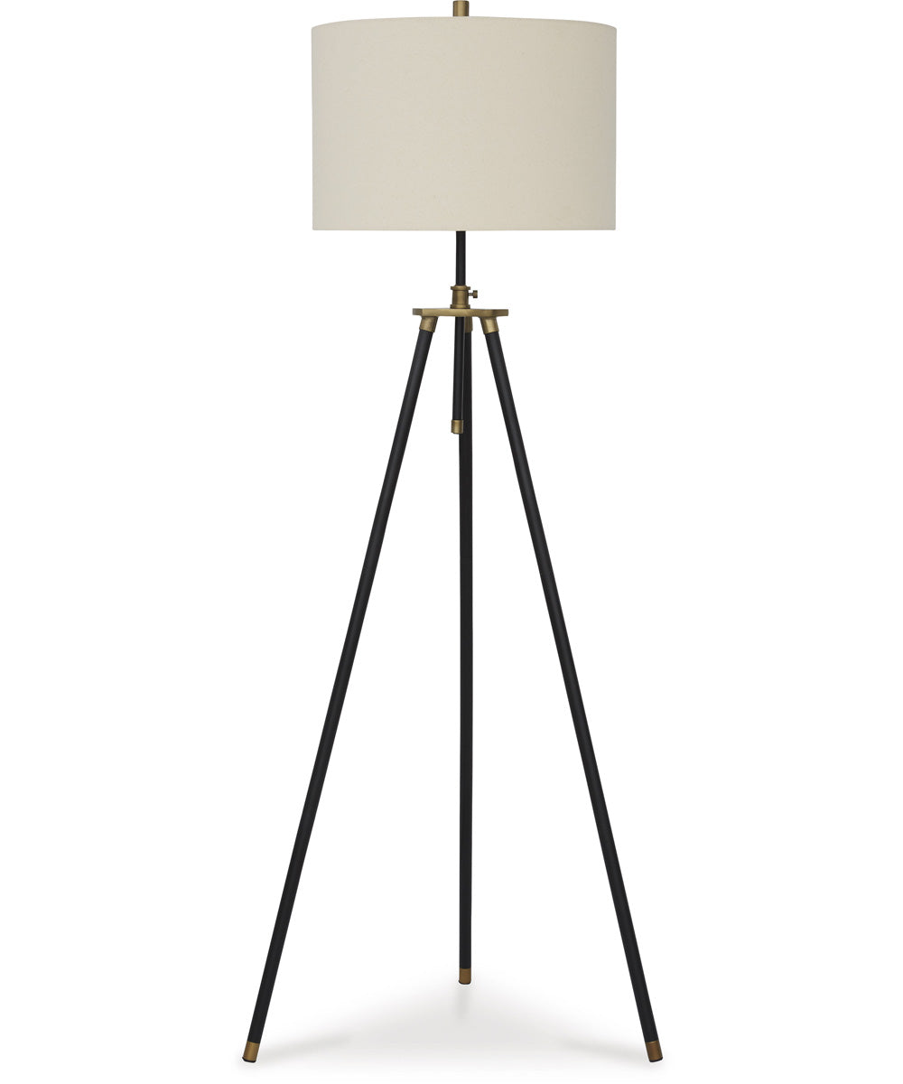 Cashner Metal Floor Lamp Black/Gold