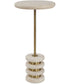 Adames Travertine Drink Table