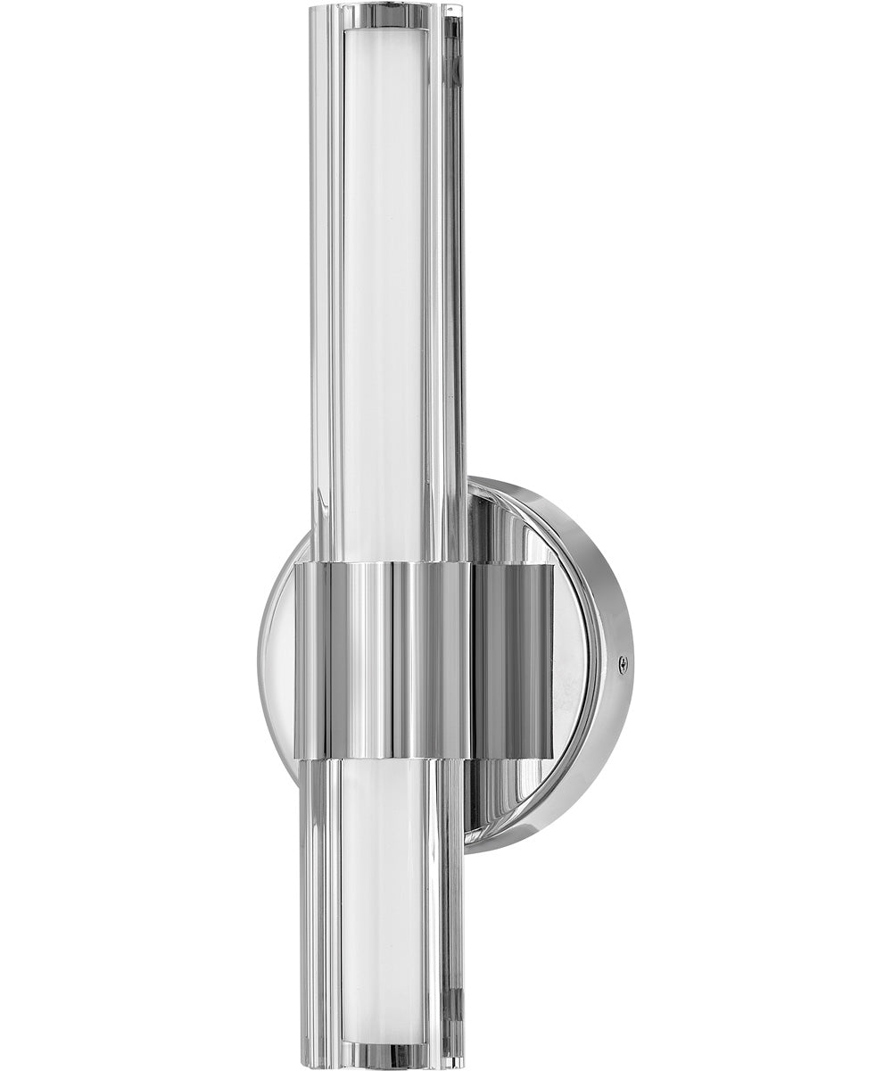 Georgette LED-Light Medium LED Sconce in Polished Nickel