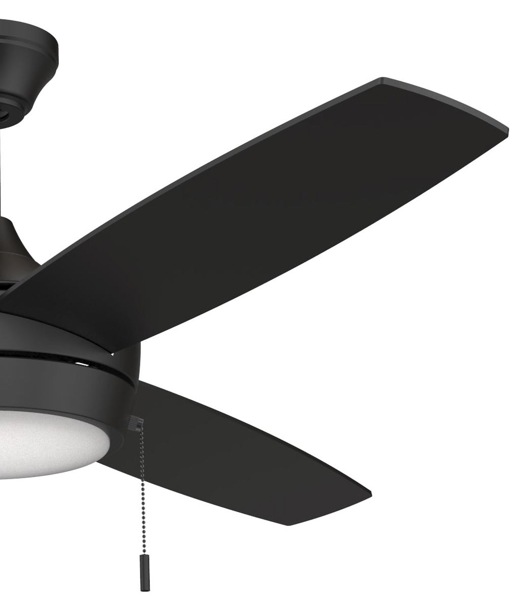 Nolyn 52 in. 3-Blade Modern LED Ceiling Fan Matte Black