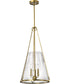 Valentine 3-Light Pendant Vintage Brass
