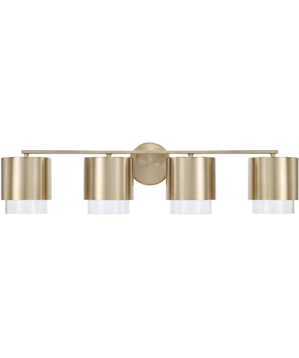 Weller 4-Light Vanity Matte Brass