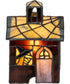 7.5" High Haunted House Accent Lamp