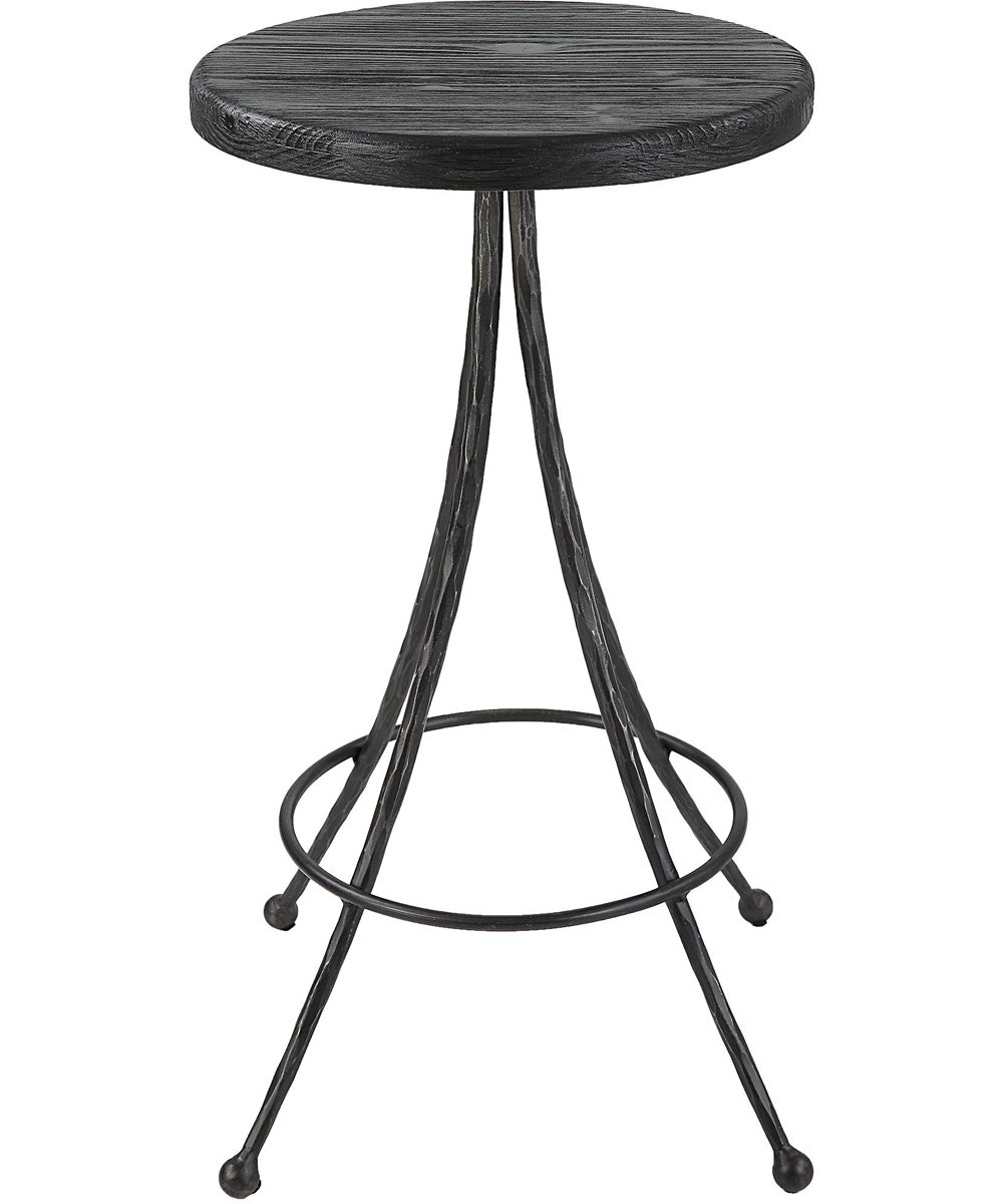 Sona Black Counter Stool