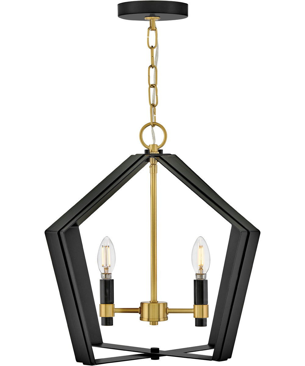 Sammi 2-Light Large Pendant in Black
