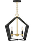 Sammi 2-Light Large Pendant in Black