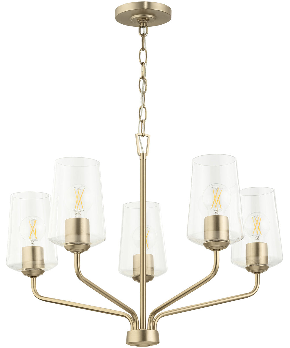Celino 5-Light Chandelier Champagne Bronze