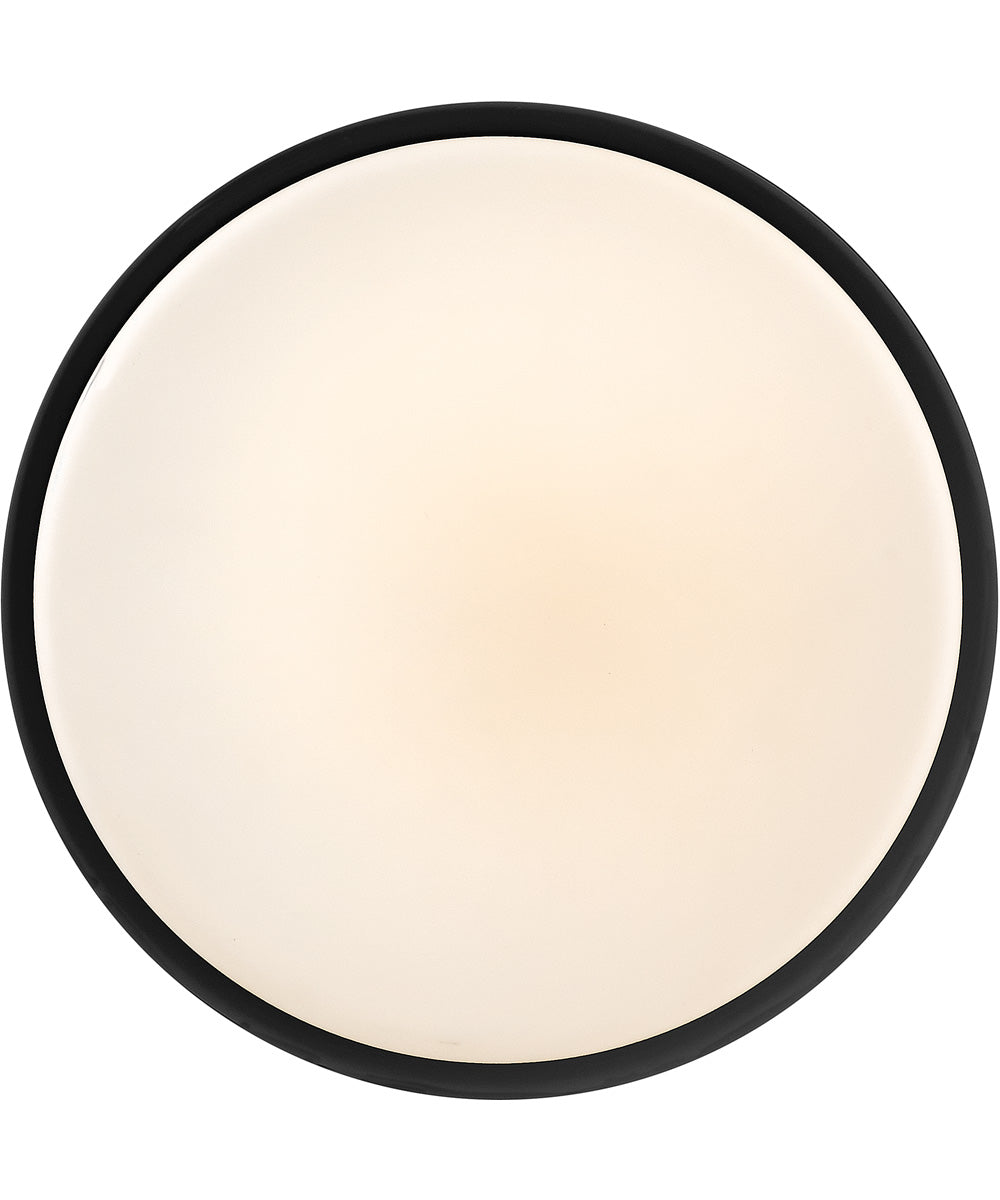 Cedric 2-Light Small Semi-Flush Mount in Black