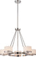 27"W Celine 5-Light Chandelier Polished Nickel