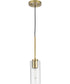 Cofield 1-Light Pendant Vintage Brass