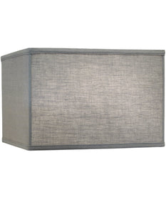 16x16x11 Ash Geneva Linen Square Hardback Lampshade