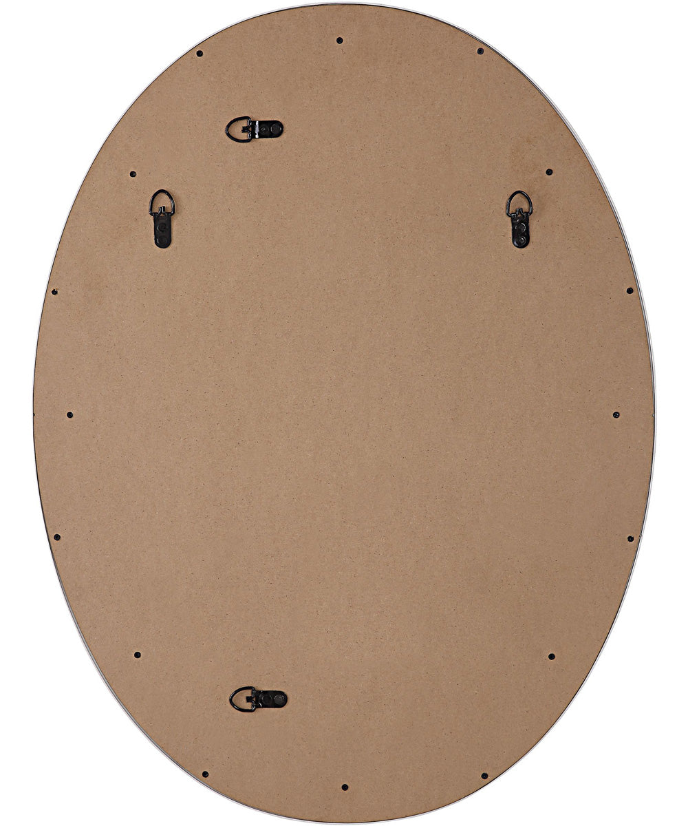 22x30" Wall Mirror in a Clean Crisp White Finish