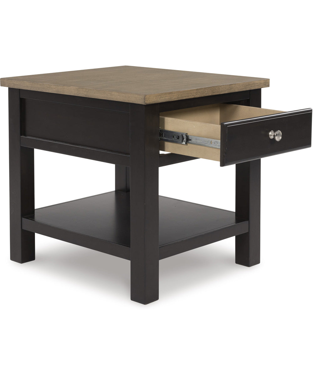 Drazmine Rectangular End Table Brown