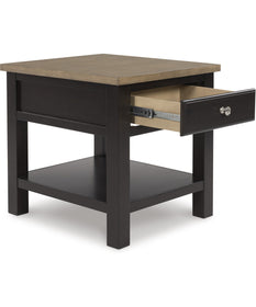 Drazmine Rectangular End Table Brown
