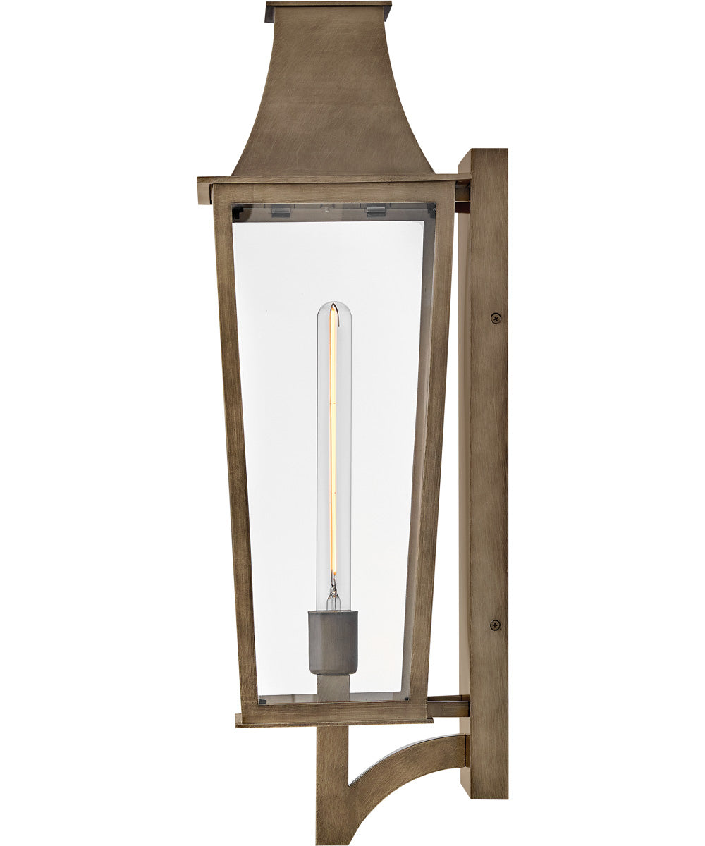 Georgetown Coastal Elements  Coastal Elements 1-Light Large Wall Mount Lantern in Burnished Bronze