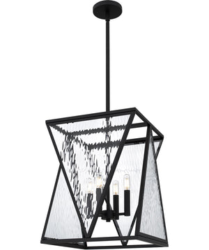 Clovis 4-light Pendant Matte Black
