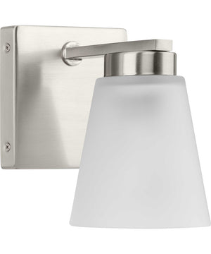 Tanner 1-Light Transitional Vanity Light Brushed Nickel