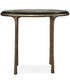 Ata Oval Brass Accent Table
