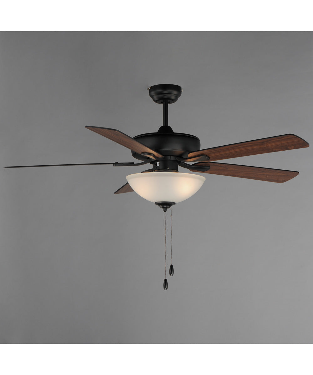 Super-Max 52 inch Ceiling Fan with 2-Light Kit Black