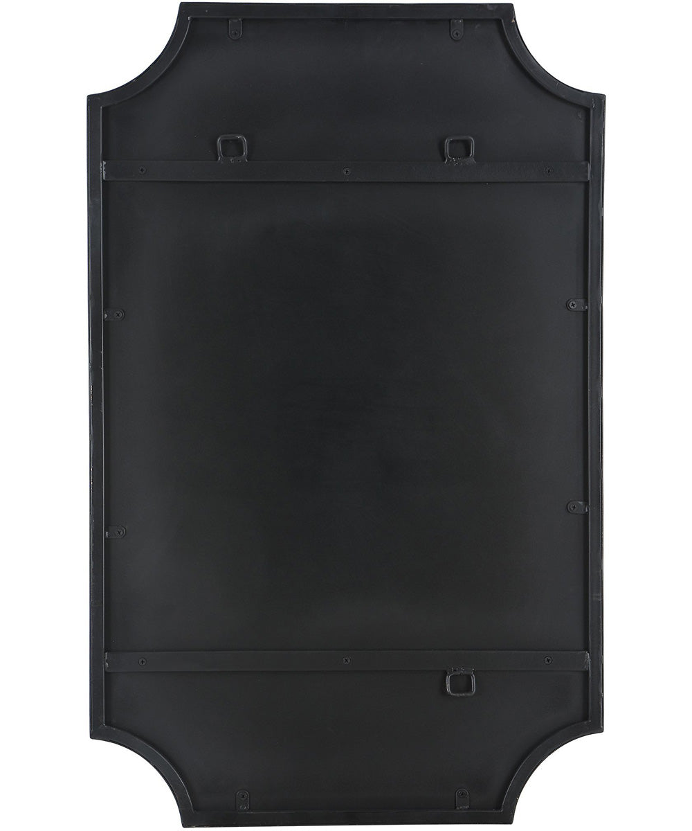 20x32" Wall Mirror in Satin Black