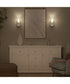 Mack 1-Light Wall Sconce with Layered Glass Shade Brushed Nickel