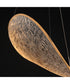 Moonscapes Single LED Pendant Brushed Champagne