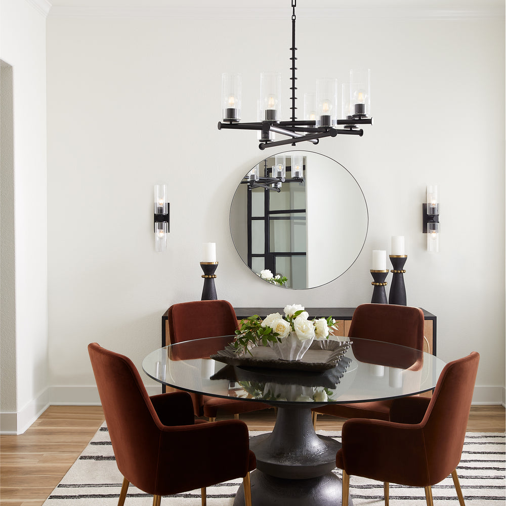 Tamara Day's Mercier 6-light Chandelier Aged Brass