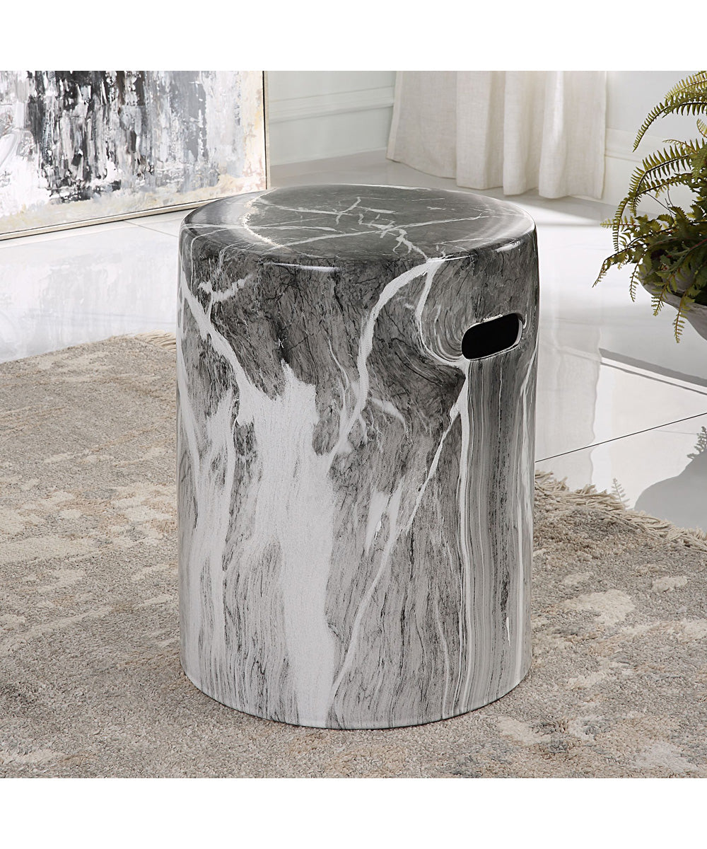 Marvel Marbled Garden Stool