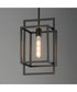 Gridline Single Pendant Black