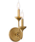 Livingston Wall Mount Light Fixture Brushed Brass