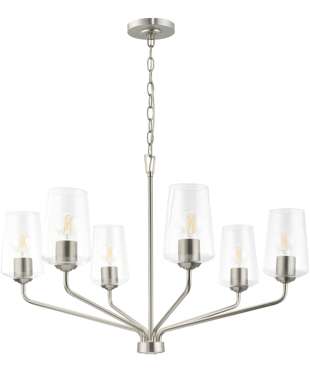 Celino 6-Light Chandelier Brushed Nickel