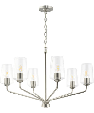 Celino 6-Light Chandelier Brushed Nickel